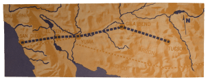 map of san diego to tucson